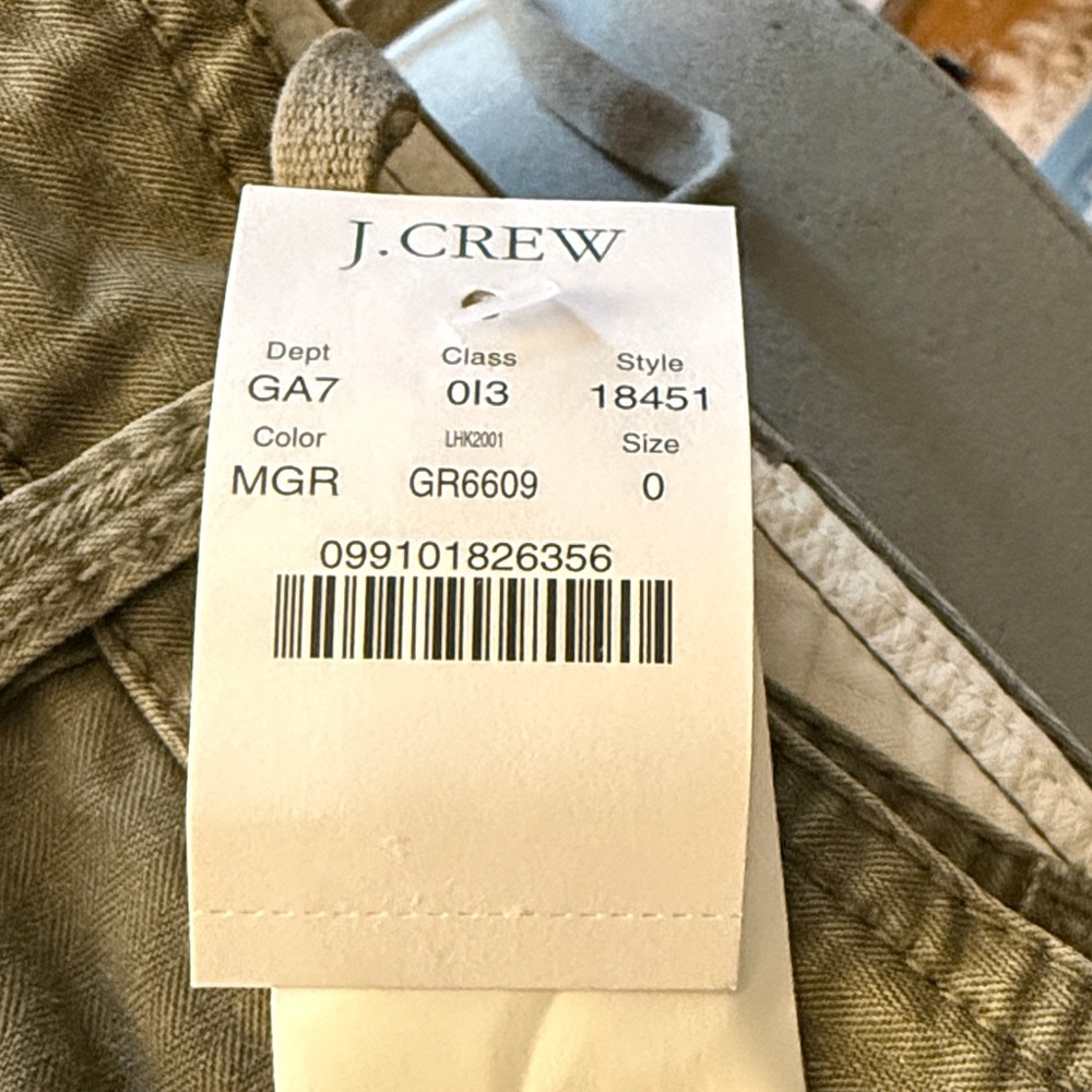 J. Crew Olive Straight Leg Pants - Picture 3 of 3